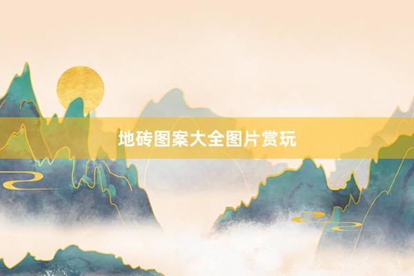 地砖图案大全图片赏玩